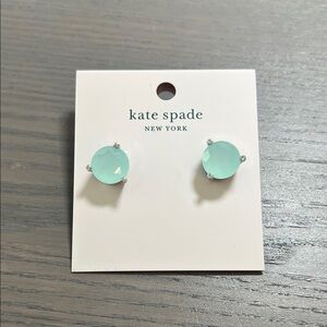 Kate Spade Aqua Blue Stud Earrings